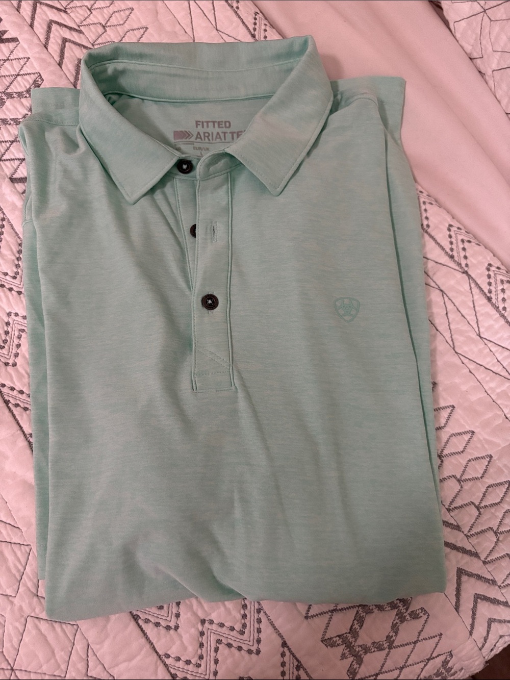 Ariat Men’s Mint Green Performance Polo